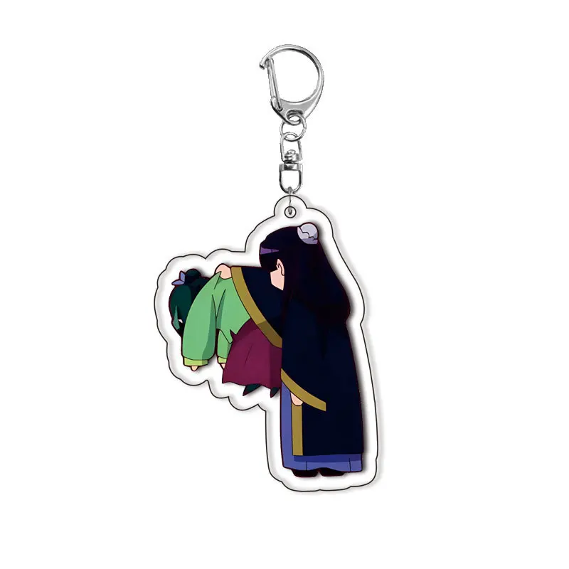 Kawaii The Apothecary Diaries Character Acrylic Keychain Accessories Cartoon Cute Charms Backpack Ornament Car Ke Ring Gifts Toy