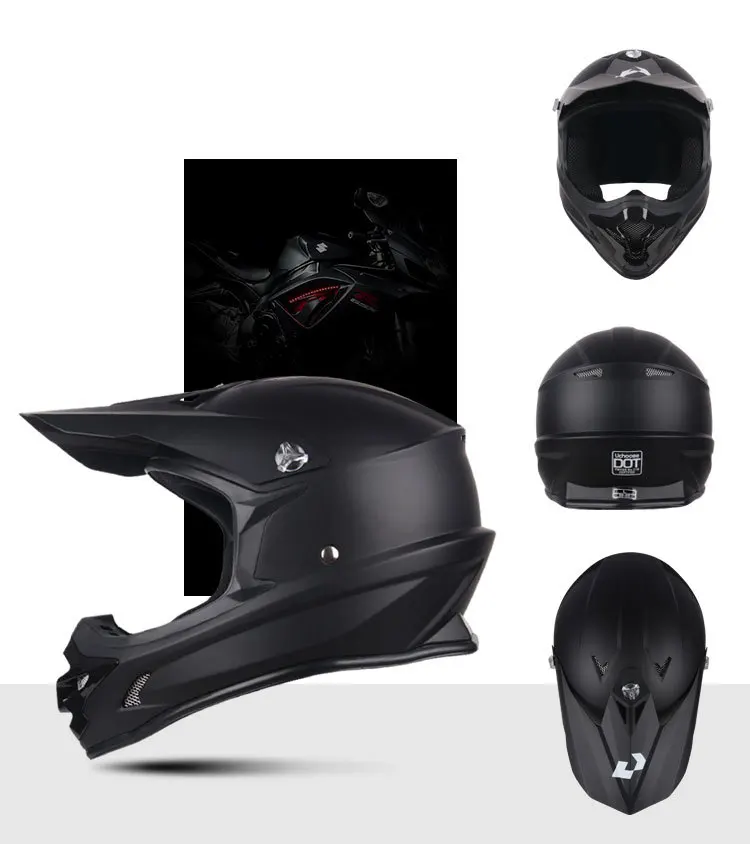DOT Adult Female Men Helmets Motorcycles Kask Cross Downhill Soporte Casco Off Road Helmet Original Classic Motorcycle Racing