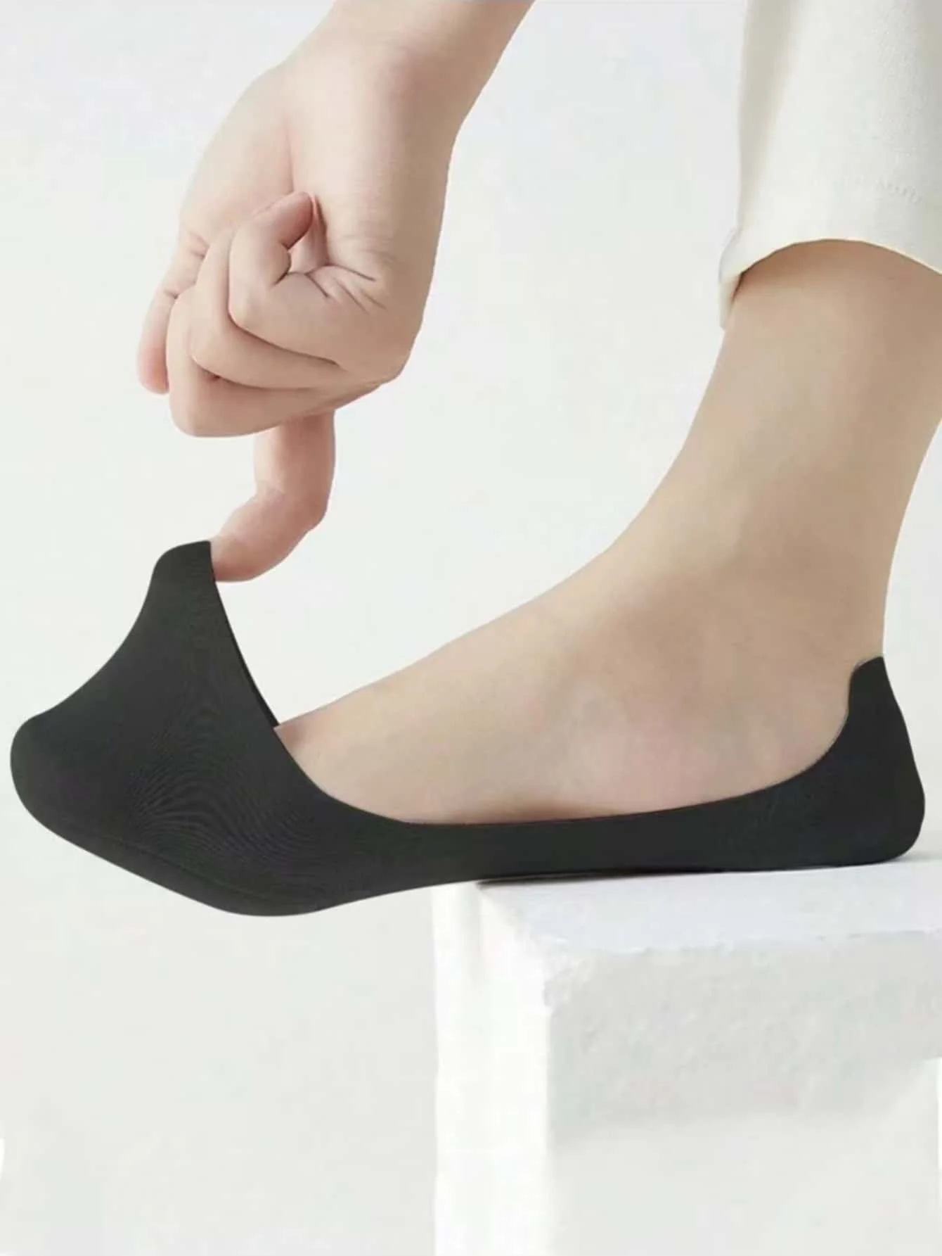 Women Boat Sock Plantar Fasciitis Shoes Insole Socks Insoles for Feet Shock Absorbing Shoe Sole Invisible Non Slip Shoe Pads