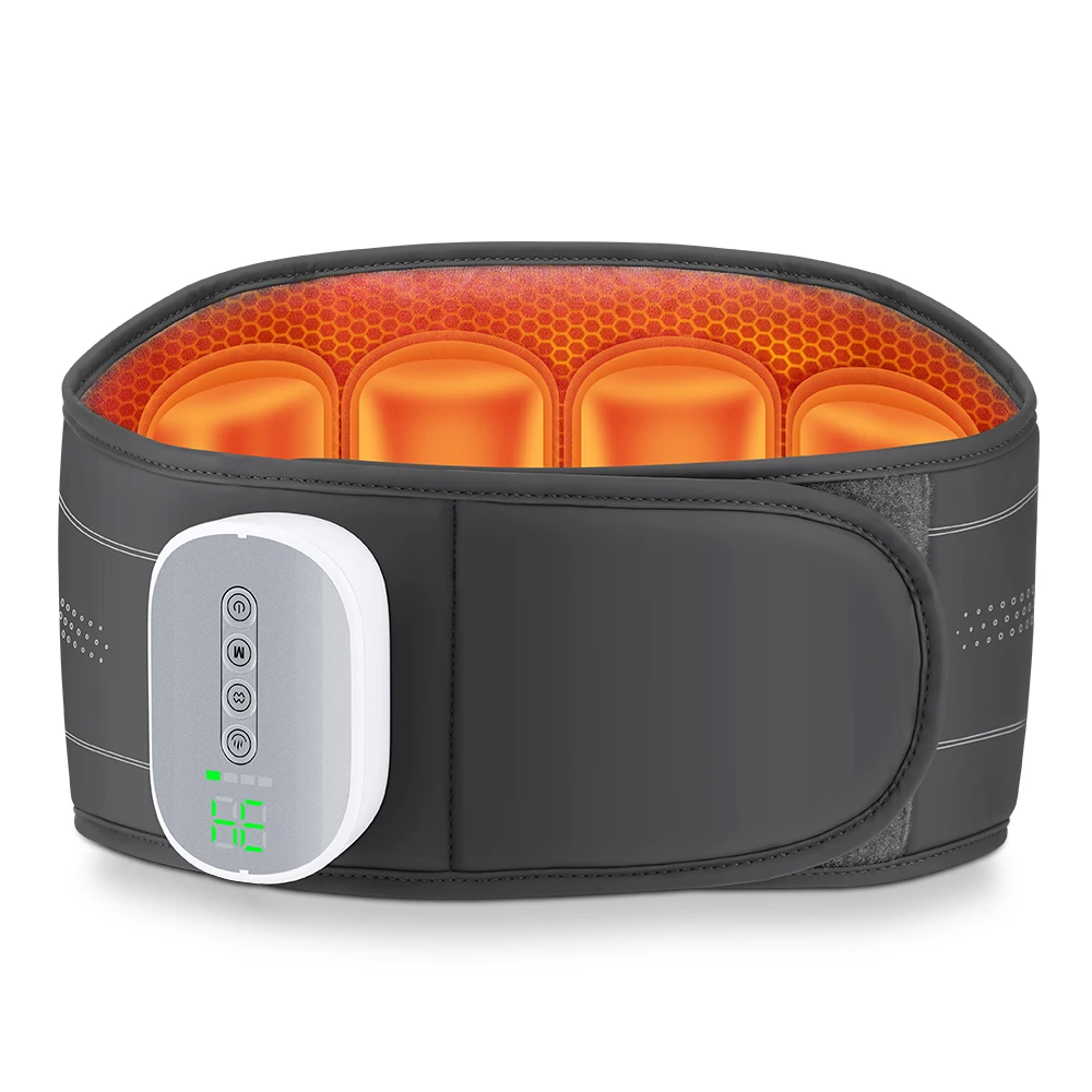  Cordless Heating Waist Belt with 3 Airbag Decompression Modes 4 Heat Lumbar Support Massager Lower Back Massager