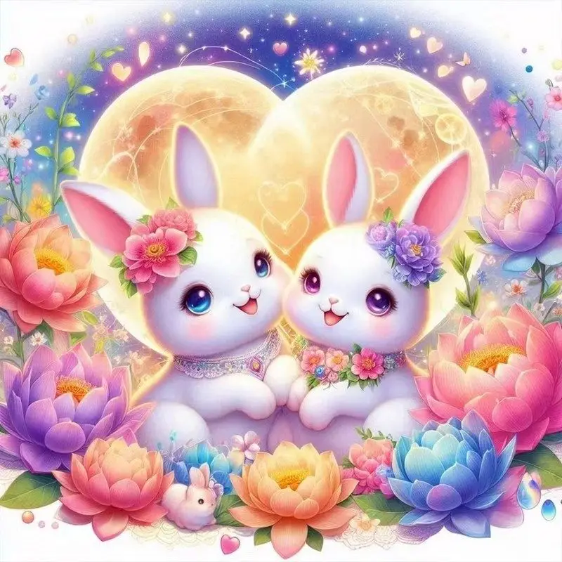 GATYZTORY Puppy Diamond Painting Wall Decor Diy Gift Animal Full Round/Square Classic Unique Gift Diy Adult Crafts Kits