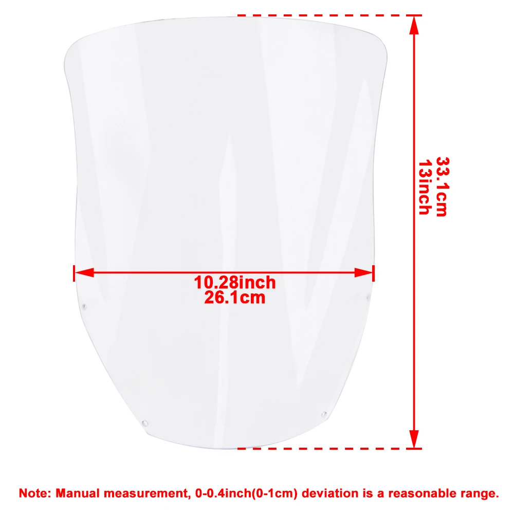 For Suzuki DR650 DRZ400S DRZ400SM Honda CRF250L Yamaha WR450F Motorcycle Windscreens Deflectors Windshield Deflector Protector