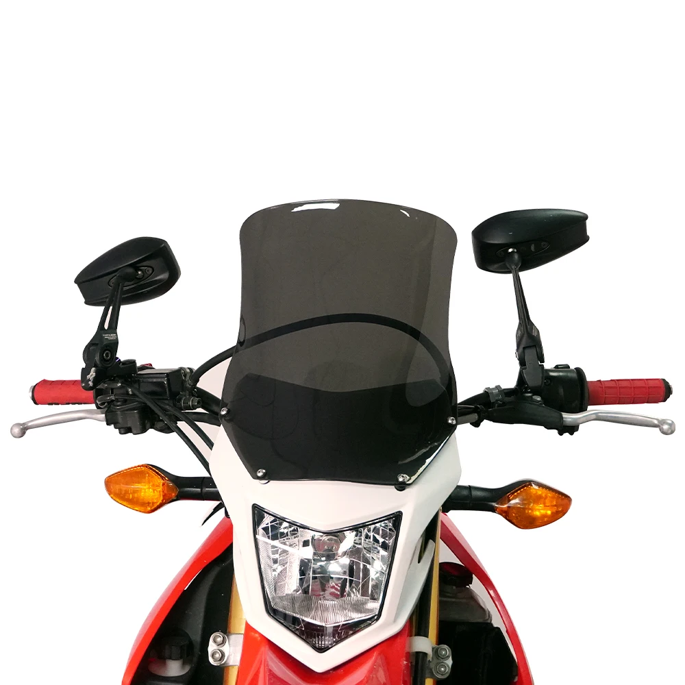 For Suzuki DR650 DRZ400S DRZ400SM Honda CRF250L Yamaha WR450F Motorcycle Windscreens Deflectors Windshield Deflector Protector