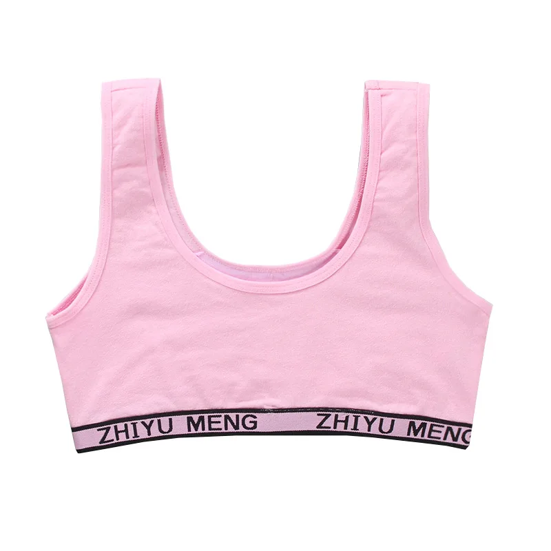 Teenager Girls Lingerie Underwear Sets Kids Students Sports Training Bras Vest+Panties Young Children Puberty Brassiere Panties