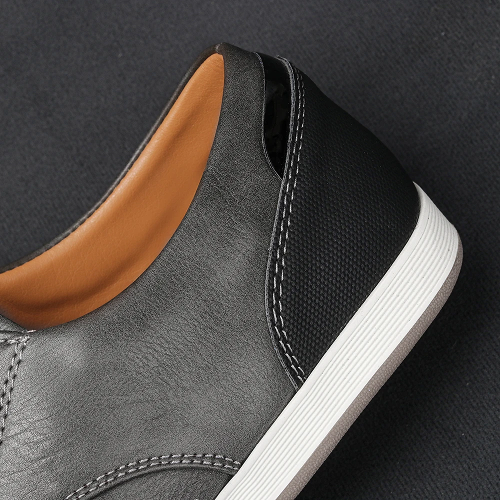 Men Sneakers Fashionable Comfortable Leather Shoes 2025 Men Casual Shoes