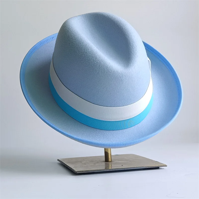 Caramel Retro Men's Fedora Spring Hat Unisex Men's Bow Women's Curved Brim Wide Brim Sun Hat Straw Hat Beach Hat sombrero hombre