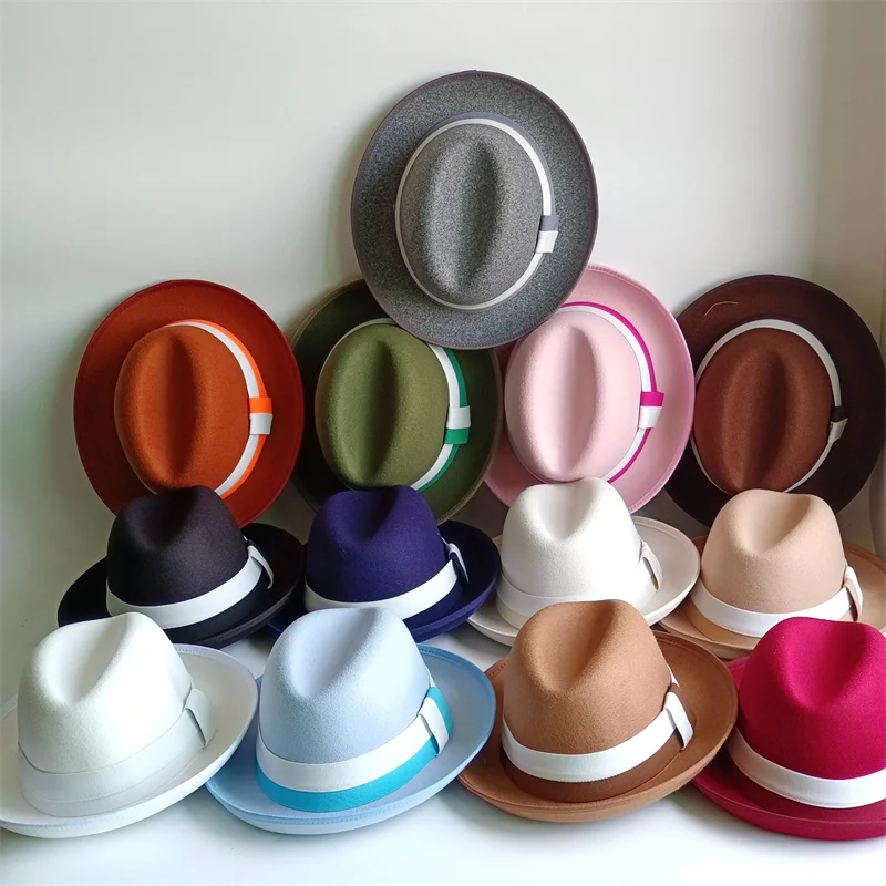 Caramel Retro Men's Fedora Spring Hat Unisex Men's Bow Women's Curved Brim Wide Brim Sun Hat Straw Hat Beach Hat sombrero hombre