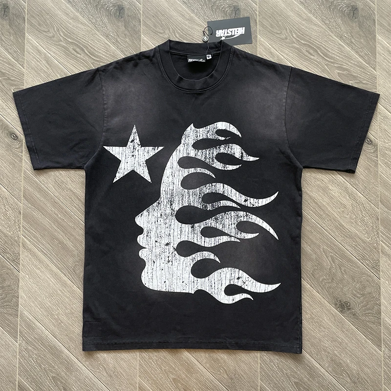 European and American Trendy Brand Personalized Printing Men's and Women's Casual Short-Sleeved T-Shirt