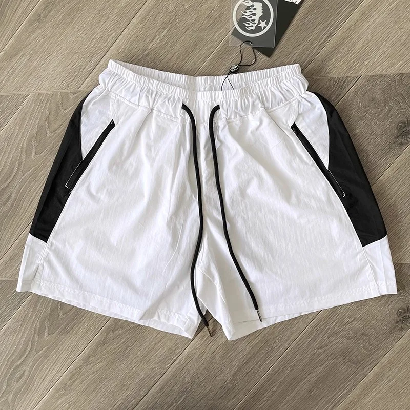 European and American Pure Cotton Flash Printing Casual Sports Men's and Women's Washing Shorts