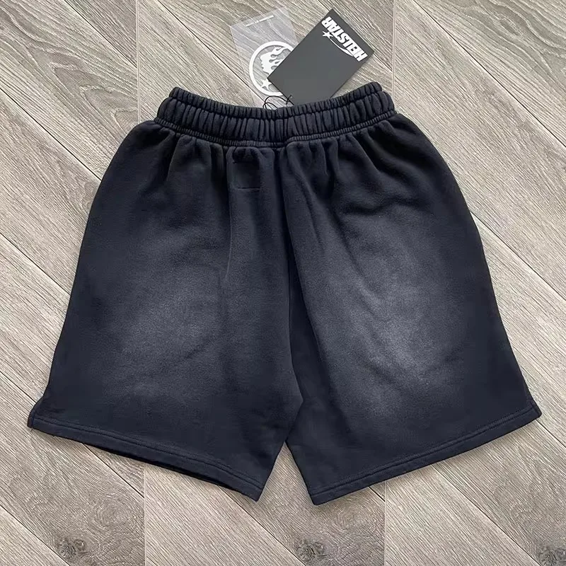 European and American Pure Cotton Flash Printing Casual Sports Men's and Women's Washing Shorts