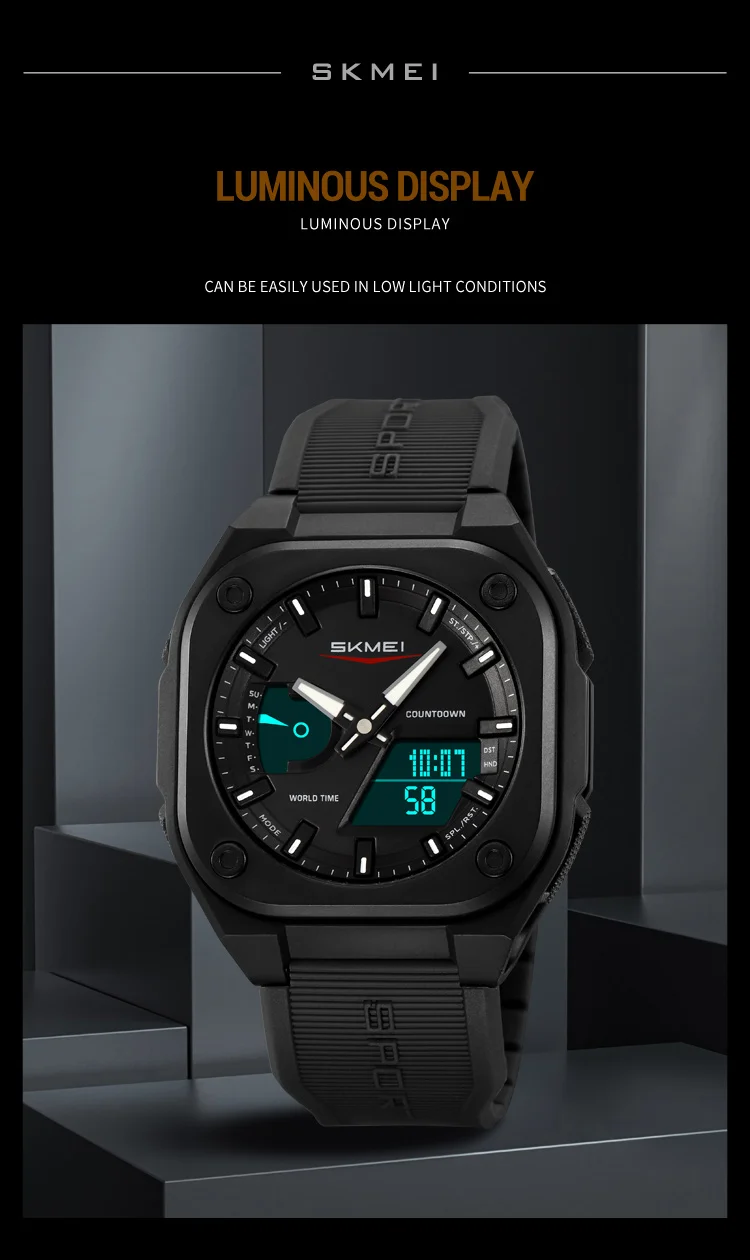SKMEI Business Digital Electronic Watch Fashion Sports Quartz Watches For Mens Women Waterproof Wristwatches Clock Reloj Hombre