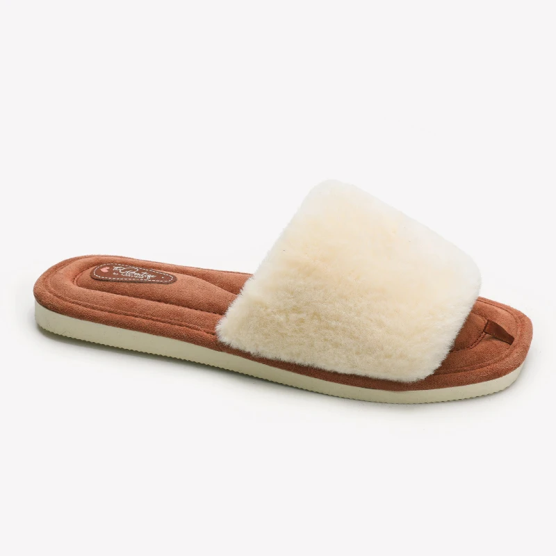 Bebealy Fashion Cozy Women Slippers Winter Warm Flat Slippers For Women Indoor House Furry Women Slippers Warm Plush Women Shoes