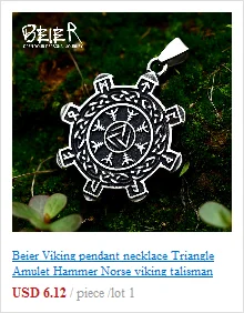 BEIER Cross Antiqued Northern Europe Viking 316L Stainless Steel Ring Gothic Pattern Jewelry  Factory price  BR8-215 US Size