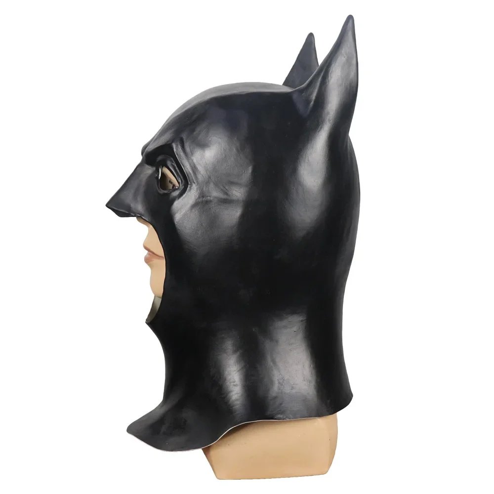 Bat Mask Headgear Latex Material Adult Halloween Cosplay Props Bruce Wayne Full Head Mask Masquerade Camouflage Party Costume