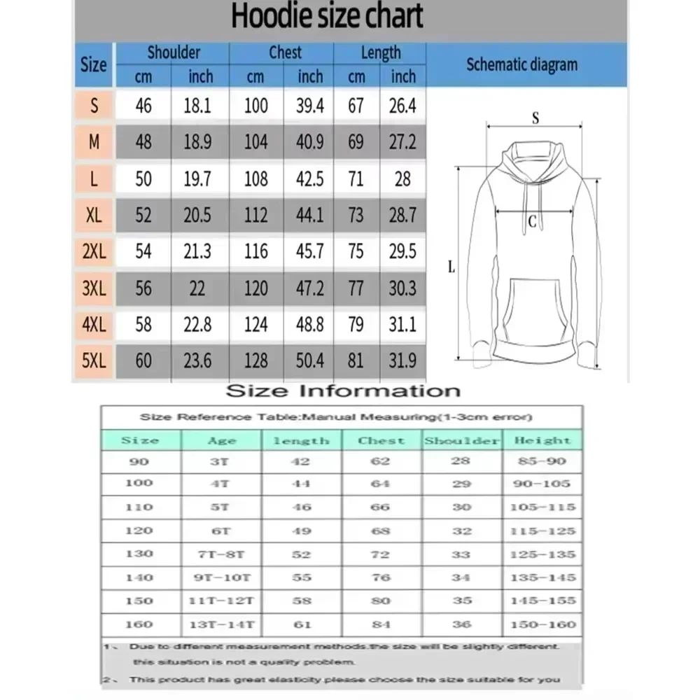 Demon Slayer Men's Hoodie Sweatshirt Kamado Tanjirou Anime Spring Autumn and Winter Boy Warm Long-sleeved Parent-child Outfit