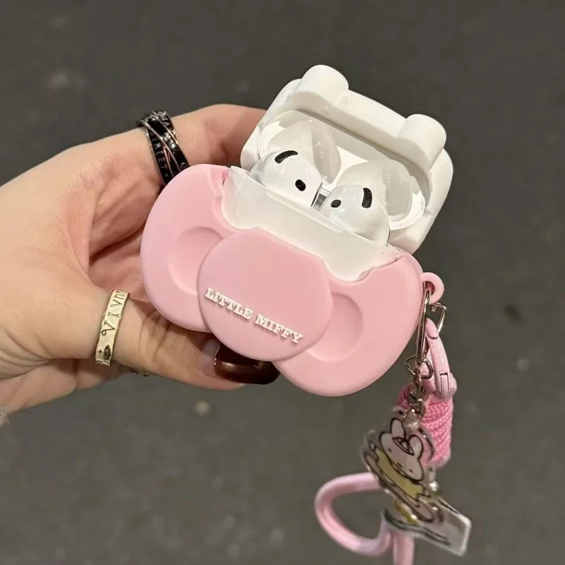 Miffy Earphone Case Miffy Cartoon Silicone AirPods S3/4Pro 2/3 Earphone Case