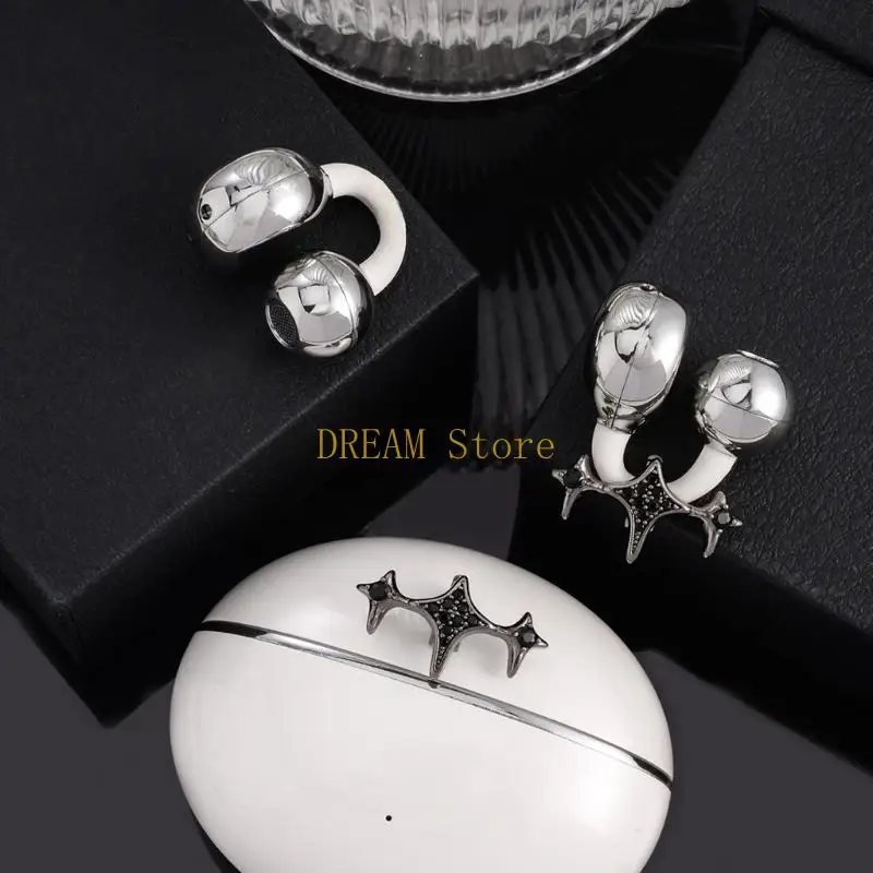 Stylish Earphone Rhinestoned Buckles Creative Earbuds Stabilizers Ergonomic Clip Mechanism for FreeClip 2 Daily Use Best Sale