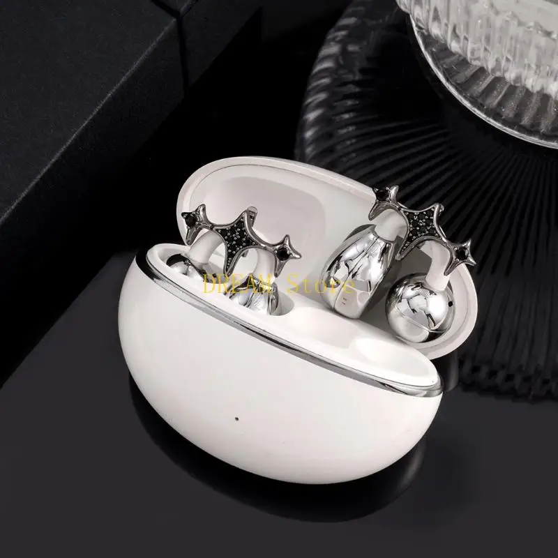 Stylish Earphone Rhinestoned Buckles Creative Earbuds Stabilizers Ergonomic Clip Mechanism for FreeClip 2 Daily Use Best Sale