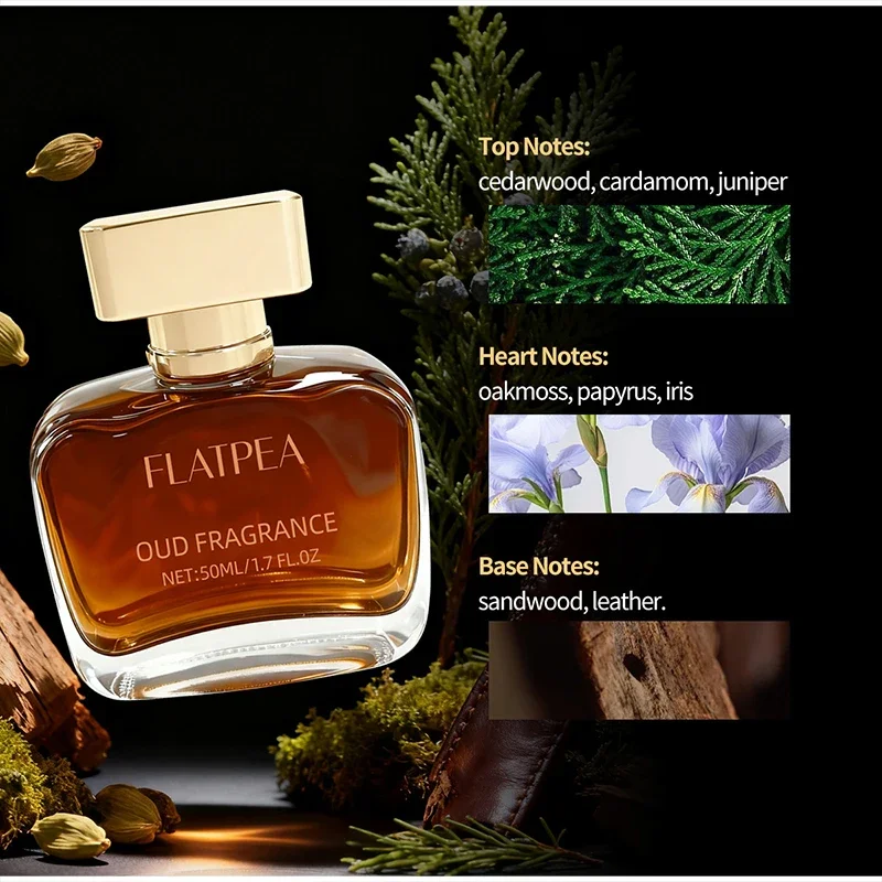 Arabic Sandalwood Perfume Classic Agarwood Musk Fragrance Elegant Charming Woody Eau De Parfum For Men