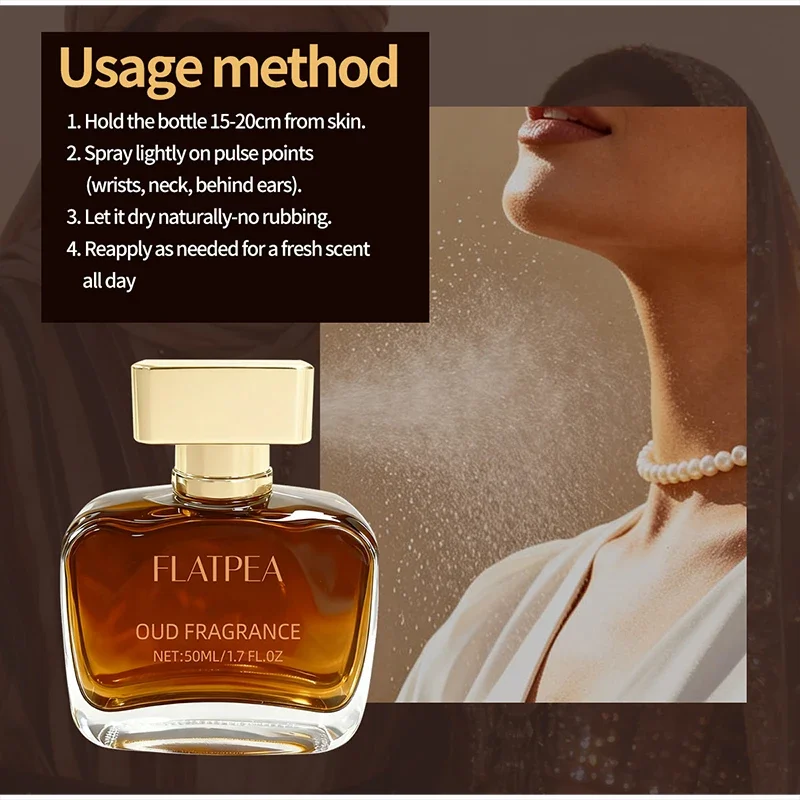Arabic Sandalwood Perfume Classic Agarwood Musk Fragrance Elegant Charming Woody Eau De Parfum For Men