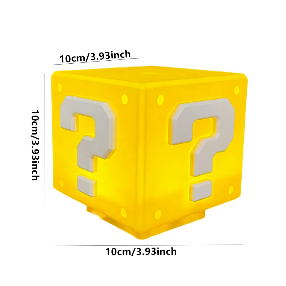 Anime LED Question Mark Night Light with Music Function USB Rechargeable Bedroom Lamp Holiday Gift