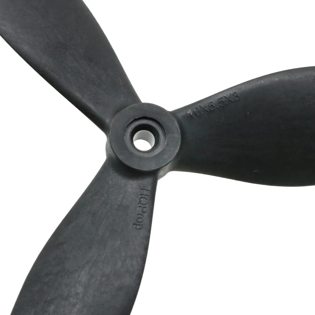 10Pair HQProp Prop 10X5X3 10X5.5X3 9X5X3 1050 1055 9050 10inch 3 Blades Black Carbon Reinforced Nylon Propeller for RC FPV Parts