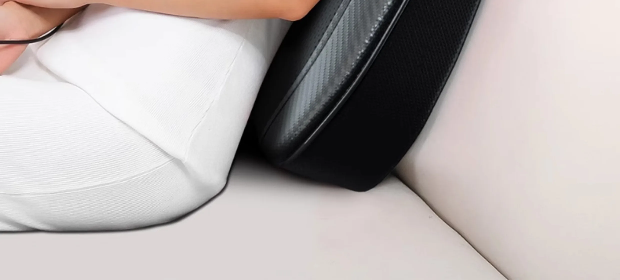 JAIYORL Shiatsu Neck Massage Pillow Electric Cushion Back Massager Deep with Heat Tissue Kneading for Shoulder Relax Muscles