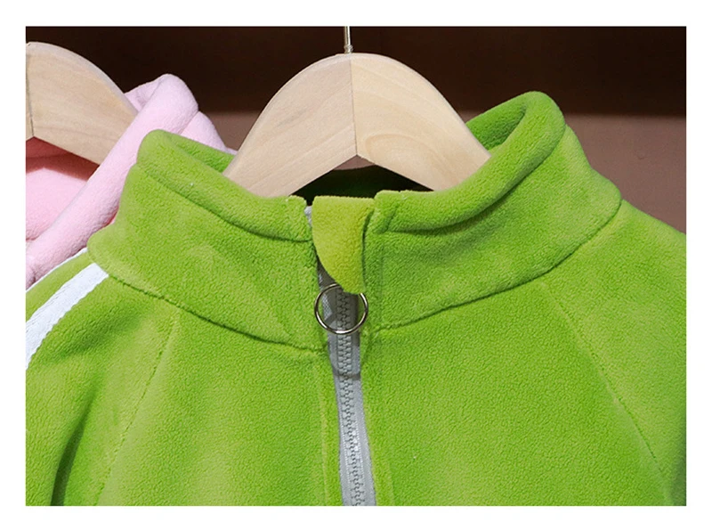 Boys Girls Winter Jacket Children Plus Velvet Thick Warm Coats Kids Fashion Zipper Outwears Autumn Hooded Windbreaker Clothing