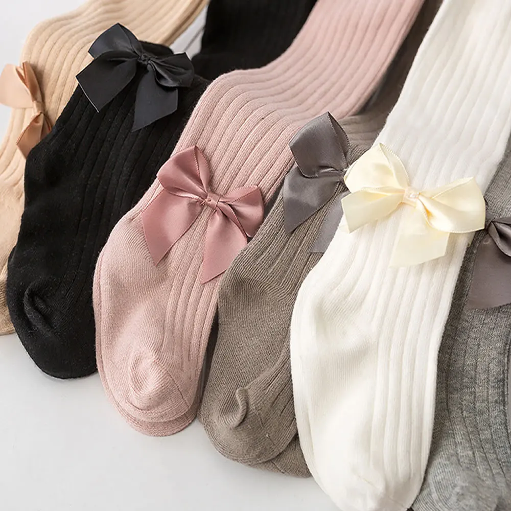 Summer New Baby Girl Pantyhose Mesh Kids Tight Bow Children's Pantyhose Thin Princess Girl's Bottom Pantyhose Tights
