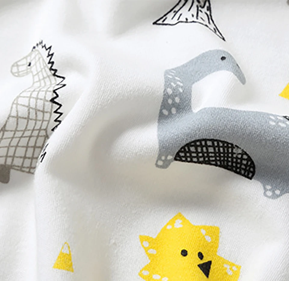 Baby Swaddling Blanket Cotton Infant Nursery Wrap For Newborns Dinosaur Print Head Neck Protector Blanket Warm Baby Blanket