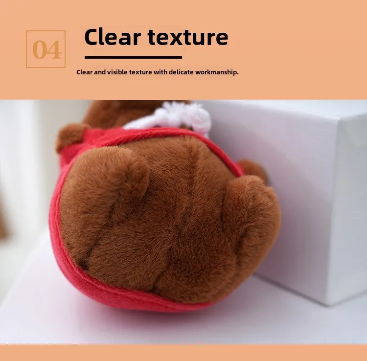 Cute Cartoon Kapibara Pendant Plush Toy Doll Bag Hanging Ornaments Cute Kapila Keychain Doll Car Pendant Desktop Doll Ornaments