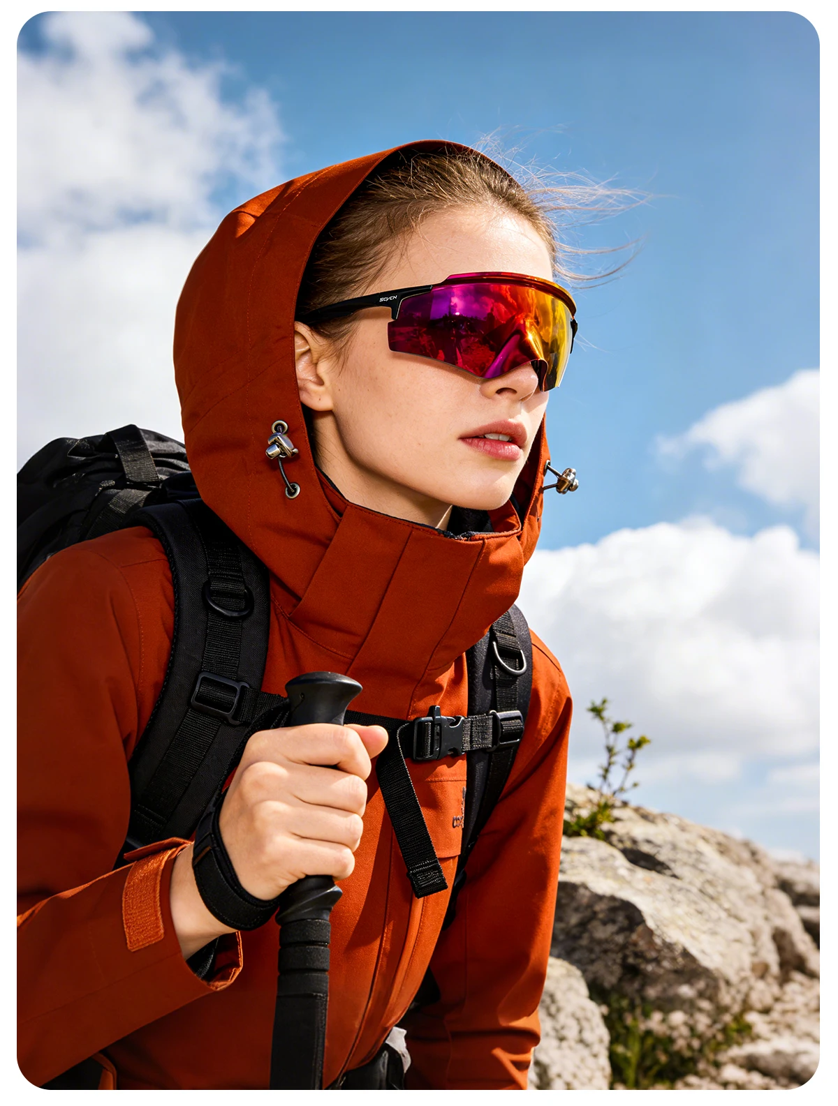 2026 SCVCN Men's Cycling Glasses Outdoor Sports Runing Sunglasses Women MTB Bike Goggles Road Riding Fishing Hiking Eyewear