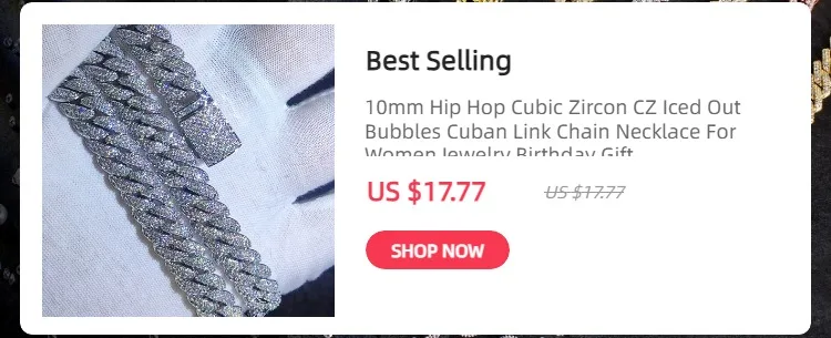 ESKEEM 2/3/4/6Row Full Diamond Bubble Cuban Bracelet 10/13/18/20/22MM CZ Stone Iced Out Hip Hop Jewelry Cuban Bracelet Women Men