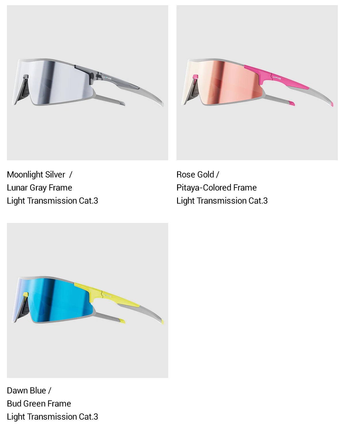 KAPVOE New Photochromic Running Sunglasses Marathon Night Riding MTB Bike Bicycle Outdoor Sport Hiking Glasses Eyewear Equipment