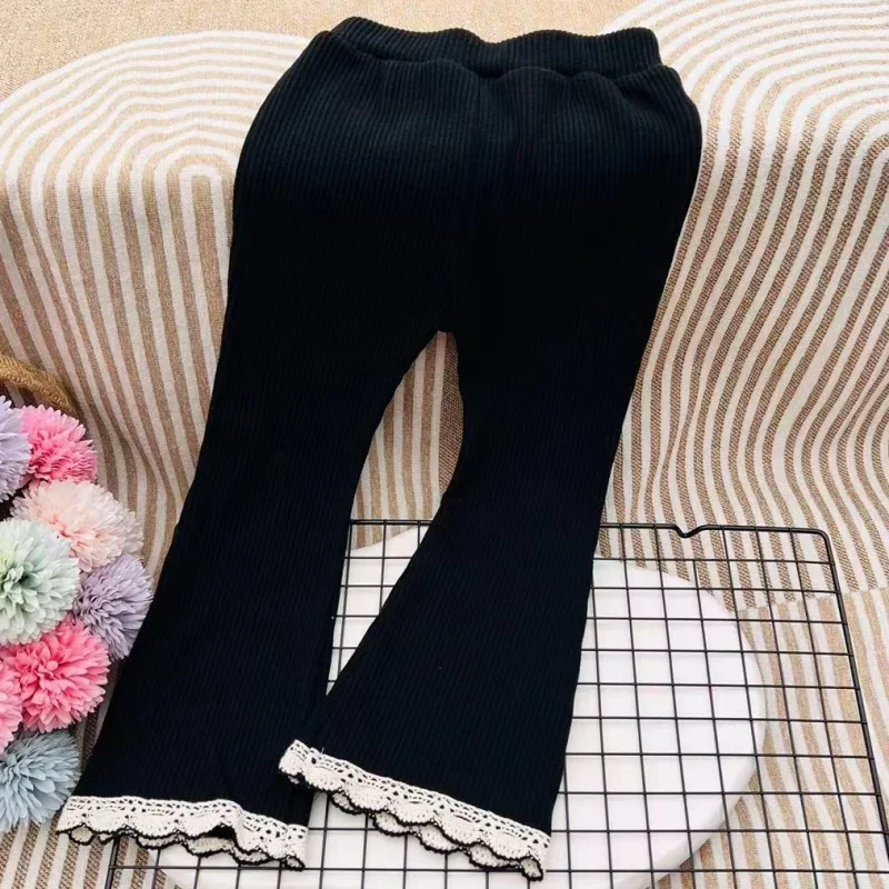 0‑6Y Children Kids Pants Girls Boys Cotton Leggings High Waist Big PP Pants Spring Autumn Casual Soft Fashion Long Trousers