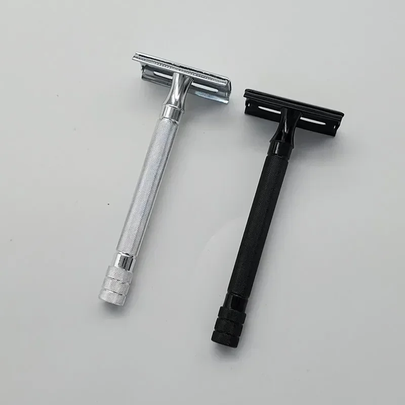 Double Edge Classic Mens Shaving Mild Hair Removal Shaver It With Small Brush Adjustable Safety Razor Face Razor