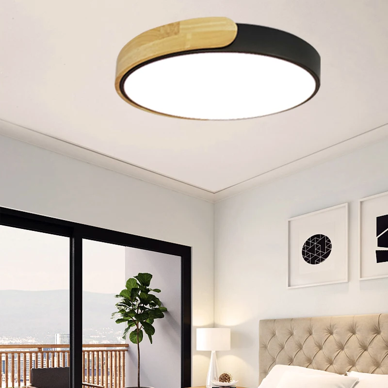 Ultra-thin LED Ceiling Lights for Living Room, Cold, Warm, White, Natural Light, Fixtures