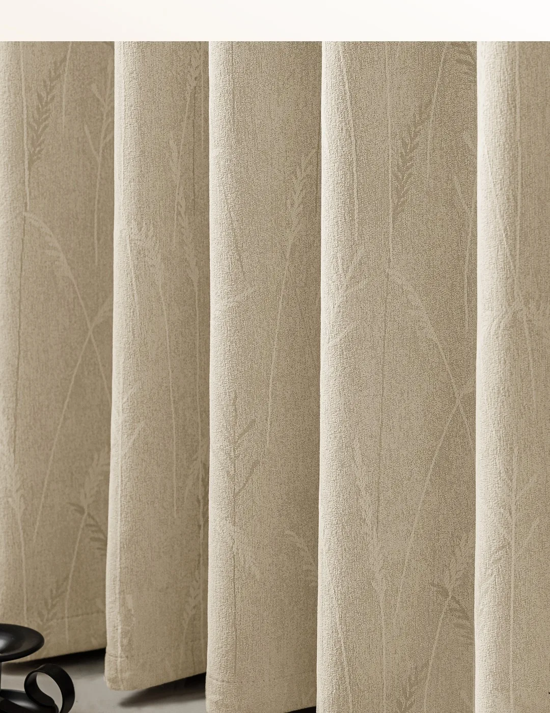 French Chenille Jacquard Curtains for Living Room Bedroom Dining Blackout New Haute Couture Window Curtains Custom Size Decor