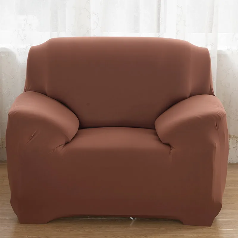 Jacquard Polyester Armchair Sofas Cover General Living Room Soft Covers Large 1 Seat Sofa Elastic Furniture Dinning Senior 1PC
