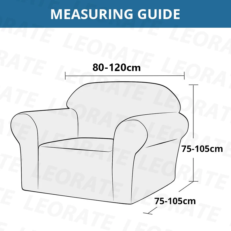 Jacquard Polyester Armchair Sofas Cover General Living Room Soft Covers Large 1 Seat Sofa Elastic Furniture Dinning Senior 1PC