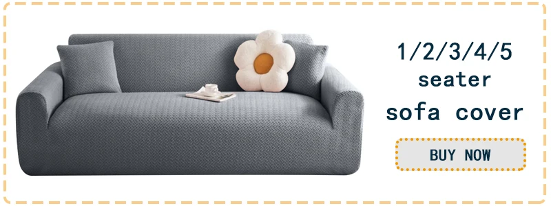 Jacquard Polyester Armchair Sofas Cover General Living Room Soft Covers Large 1 Seat Sofa Elastic Furniture Dinning Senior 1PC