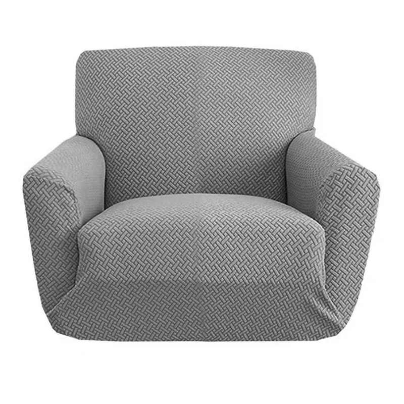 Jacquard Polyester Armchair Sofas Cover General Living Room Soft Covers Large 1 Seat Sofa Elastic Furniture Dinning Senior 1PC