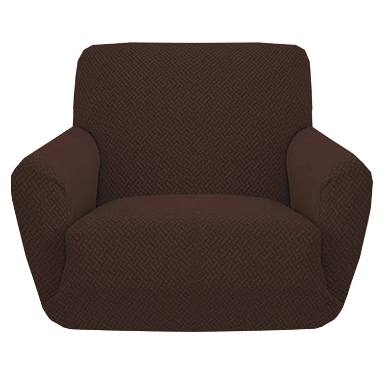 Jacquard Polyester Armchair Sofas Cover General Living Room Soft Covers Large 1 Seat Sofa Elastic Furniture Dinning Senior 1PC