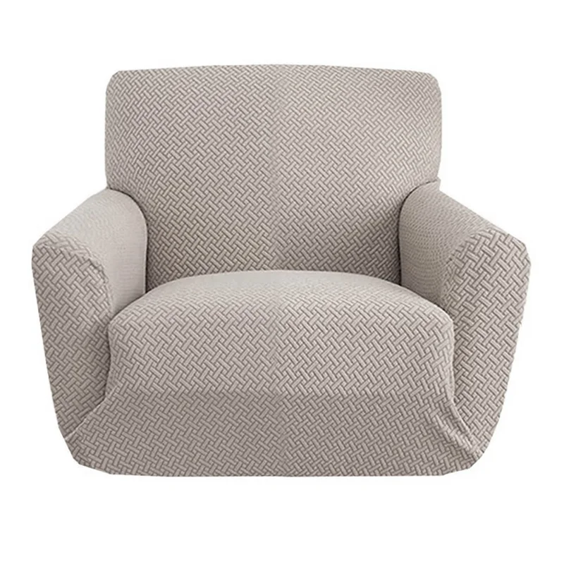 Jacquard Polyester Armchair Sofas Cover General Living Room Soft Covers Large 1 Seat Sofa Elastic Furniture Dinning Senior 1PC