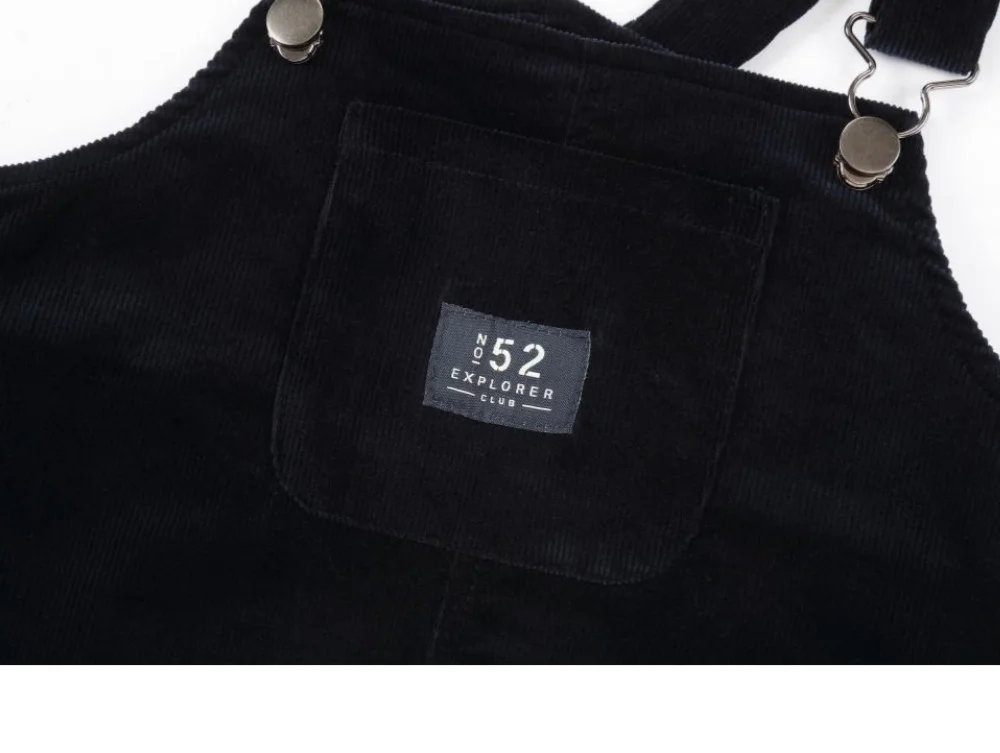 AP AW26 Navy Blue Corduroy Collection Kids Boy Girl Fashion Geometric Print Shirt Family Matching Clothing Dress Top Jumper