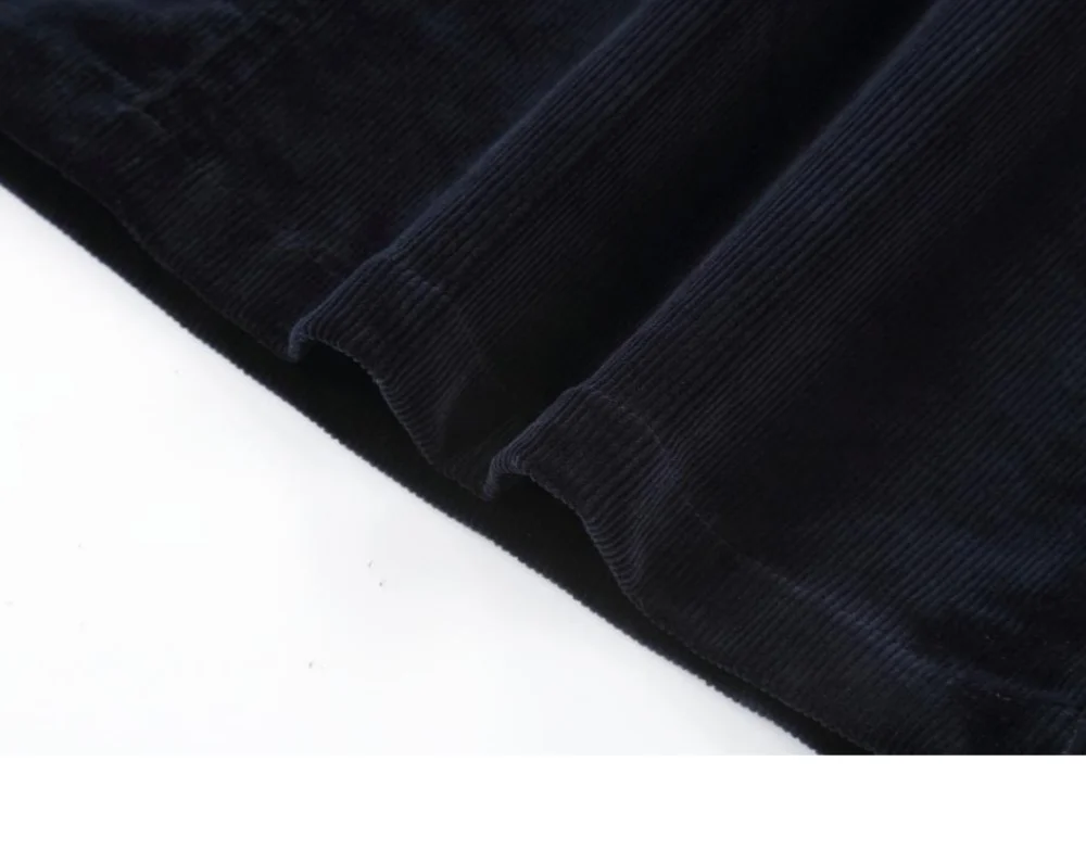 AP AW26 Navy Blue Corduroy Collection Kids Boy Girl Fashion Geometric Print Shirt Family Matching Clothing Dress Top Jumper