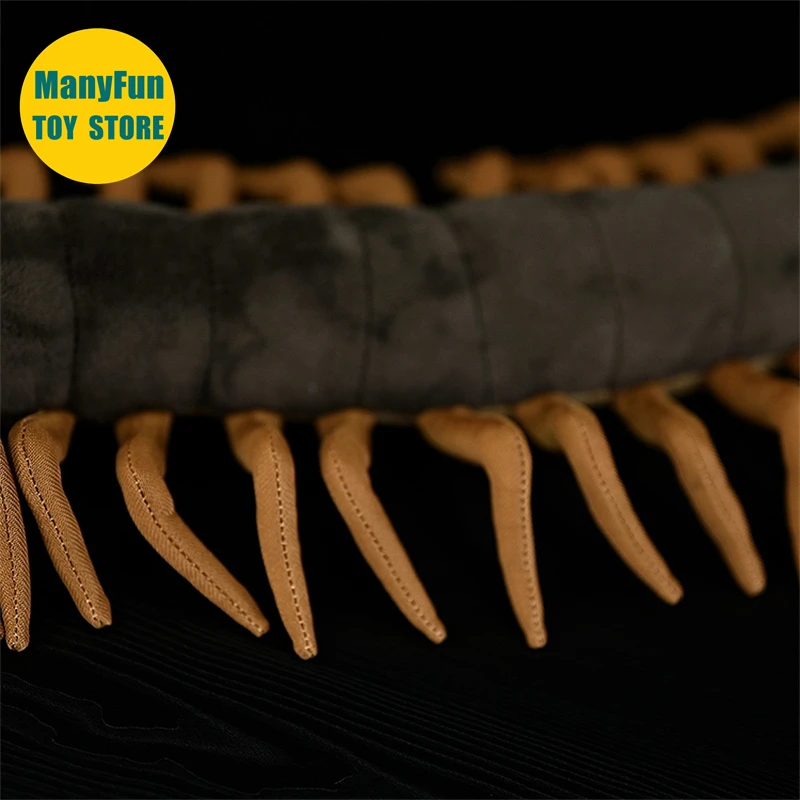 Centipede Plush Toy High Fidelity Scolopendra heros Plushie Millipede Peluche Lifelike Desert Centipede Stuffed Animals Toys