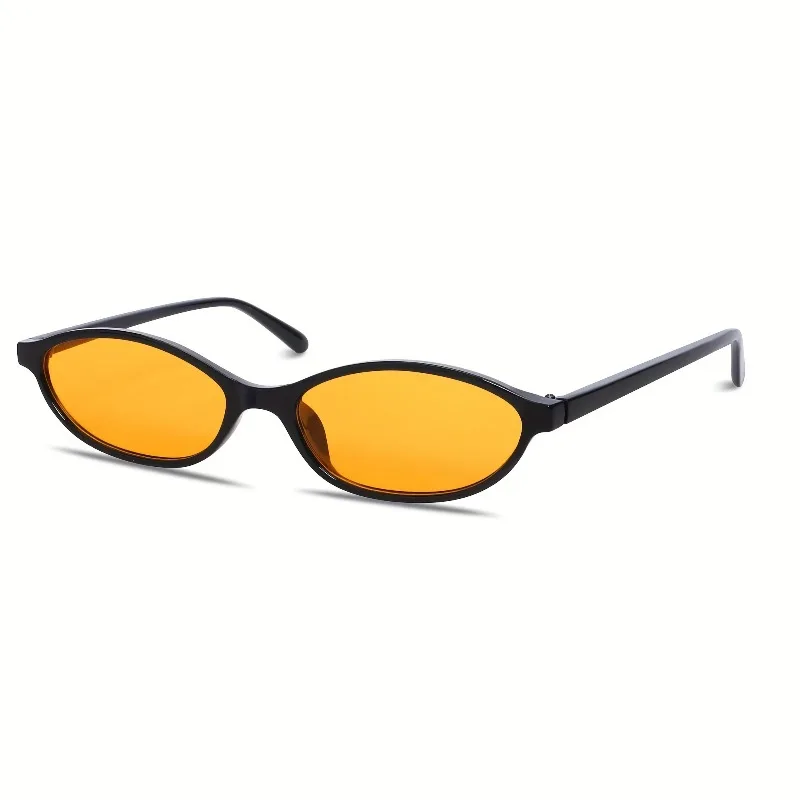 Retro Sunglasses Oval Frame Street Decoration Outdoor Sunglasses Sunshade Driving Glasses
