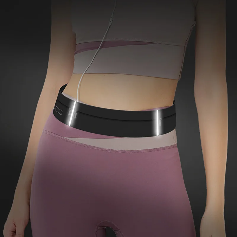 Women Running Belt Waist Bag with Water Bottle 550ml Men Sports Fanny Pack Phone Pouch Jogging Gym Bags Hydration Run