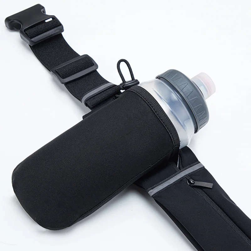 Women Running Belt Waist Bag with Water Bottle 550ml Men Sports Fanny Pack Phone Pouch Jogging Gym Bags Hydration Run